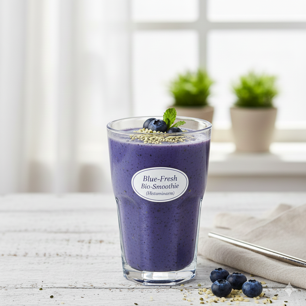 Blue-Fresh Organic Smoothie Recipe | Low-Histamine & Healthy