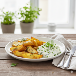 Classic Baked Potatoes with Fresh Herb Quark | Low-Histamine