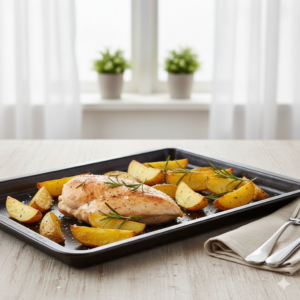 Juicy Organic Chicken with Rosemary Potatoes | Low-Histamine
