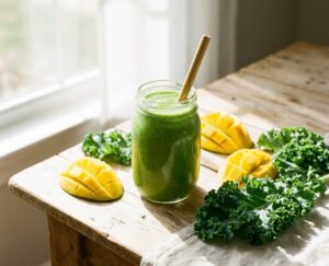 Low-Histamine Green Power Smoothie | Mango & Kale