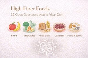 High-Fiber Foods: 25 Good Sources to Add to Your Diet